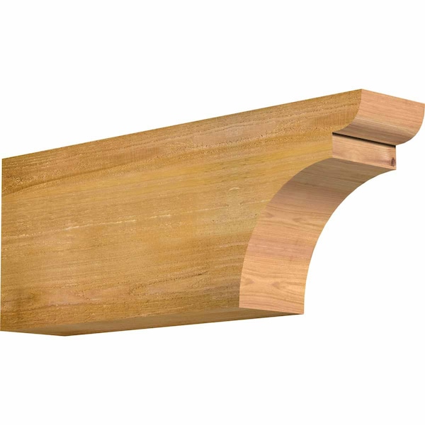 Ekena Millwork Yorktown Rough Sawn Rafter Tail, Western Red Cedar, 6"W x 12"H x 32"L RFT06X12X32YOR00RWR - main